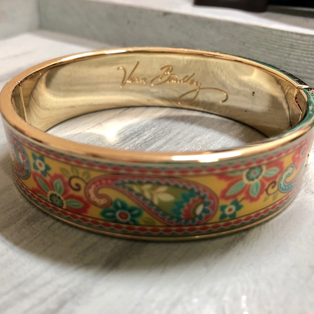Vera Bradley hinged bangle bracelet